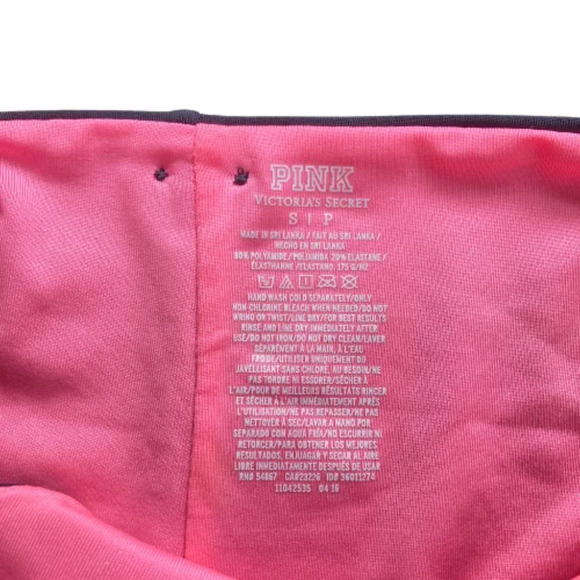 Pink Victoria's Secret Bikini Swim Bottom, Black & Pink, Size S/P - Picture 4 of 4